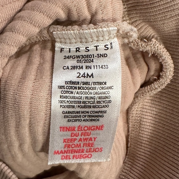 Petit Lem Baby Pumpkin Sweater and Pants 2 Piece Set - Picture 6 of 12